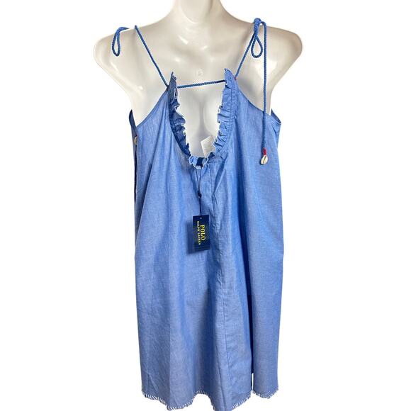 Polo Ralph Lauren Blue Sun Dress Cover Up - Picture 5 of 7